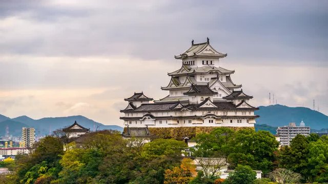 himeji castle, japan.