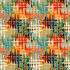 Abstract art grunge seamless pattern