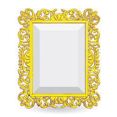 gold vintage frame