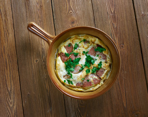 Chorizo And Tomato Omelette