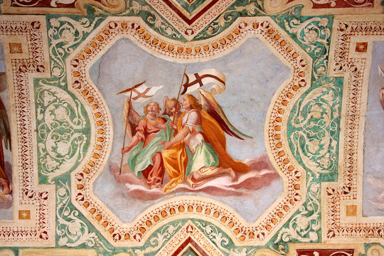 Rom, San Giovanni in Laterano, Deckenfresken in der Loggia
