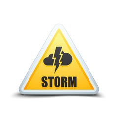 Storm Hazard sign