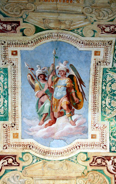 Rom, San Giovanni in Laterano, Deckenfresken in der Loggia