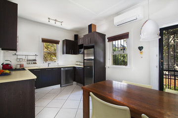 Modern gourmet kitchen interior