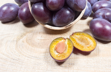 Fototapeta premium Purple plum.