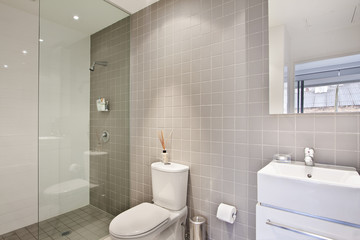 Modern bathroom in luxury apartment
