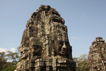 Fototapeta premium Gesichter des Bayon Tempels V