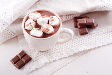 marshmallows in hot chocolate