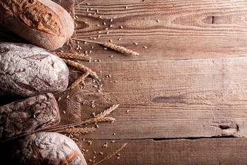 bread on the table