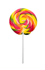 Lollipop on white