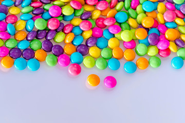 Various Colorful chocolate candy