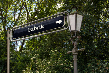 Schild 53 - Fabrik