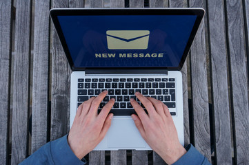 Nouveau mail et ordinateur portable