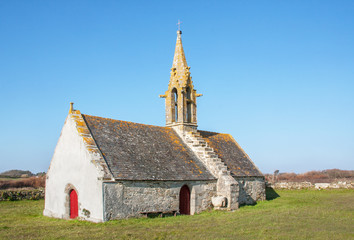 Fototapeta na wymiar Chapelle saint Vio, Tréguennec, Finistère, Bretagne