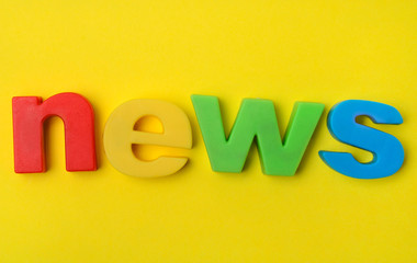 News word on background