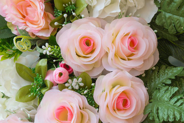 background colorful of flowers. Close-up