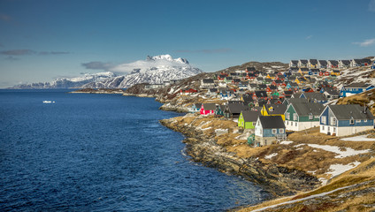Nuuk, Greenland - obrazy, fototapety, plakaty