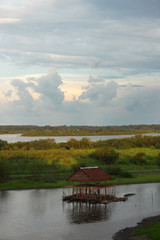 The view on the Amazon from Iquitos