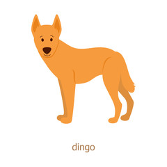 Dingo. Cartoon character.