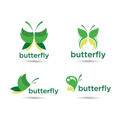 Green Butterfly Logo