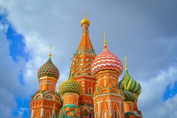 Fototapeta na wymiar Cathedral of St. Basil (Moscow downtown)