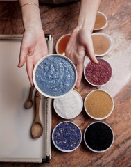 Process of making natural cosmetics