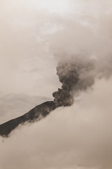 Tungurahua Volcano Spews Columns Of Ash And Smoke