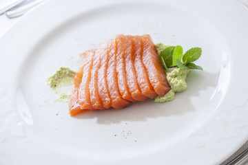 fish, food, salmon