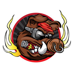 boar head mascot