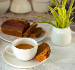 Loaf cocoa cake