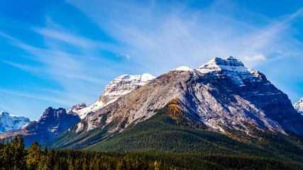 Cathedral Mountain in Yoho National Park in the Canadian Rocky Mountains