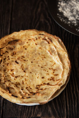 Fried tasty pancakes 