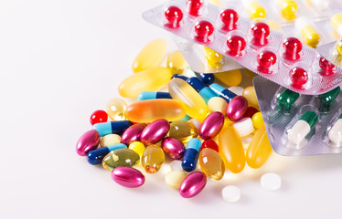 Variety of medicines and drugs