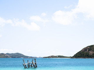 beach and tropical sea at Koh Kham Thailand