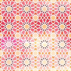 Arabic ornament seamless pattern