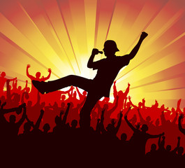 Poster for music concert.