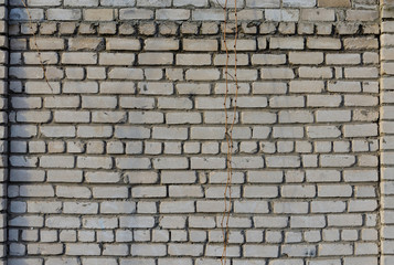 Obraz premium White brick wall