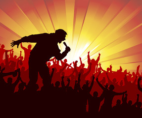 Poster for music concert.