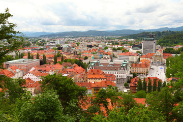 Fototapeta premium Ljubljana city in Slovenia