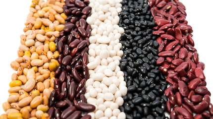kidney beans of different colors