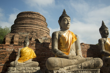 ASIA THAILAND AYUTHAYA WAT YAI CHAI MONGKHON © flu4022