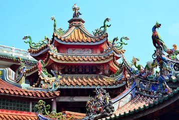 Cercles muraux Temple temple à Taïwan