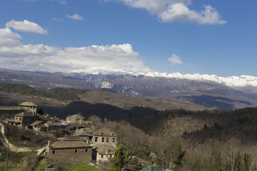 Fototapeta na wymiar Zagoria villages, Elati, Ioannina Greece
