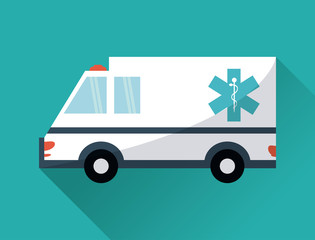 ambulance design, Vector illustration