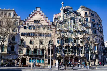 Crédence de cuisine en verre imprimé Barcelona Passeig de Gracia