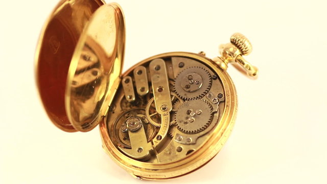 Vintage Pocket Watch 18K GoldP.PetersenGENEVEn&ordm; 45589Remontoir Ancre Ligne Droitel Spiral isochronel15 rubisBALANCIER COMPENSE