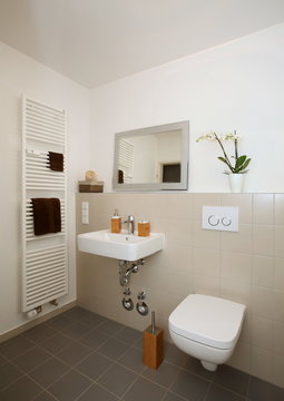 Kleines renoviertes Badezimmer ( barrierefrei und seniorengerecht)
