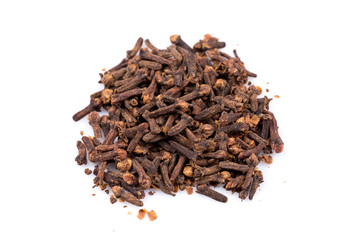 Cloves isolated on white background