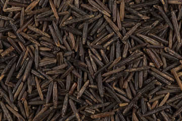 Background of black wild rice