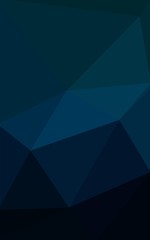 Dark blue polygonal design pattern, which consist of triangles and gradient in origami style.